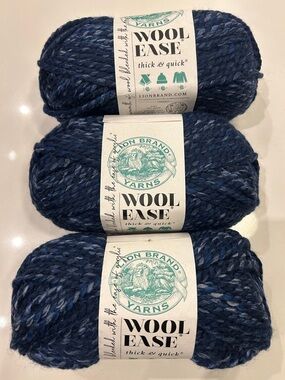 Lion Brand Wool Ease Thick & Quick Yarn-River Run (3-Pack)